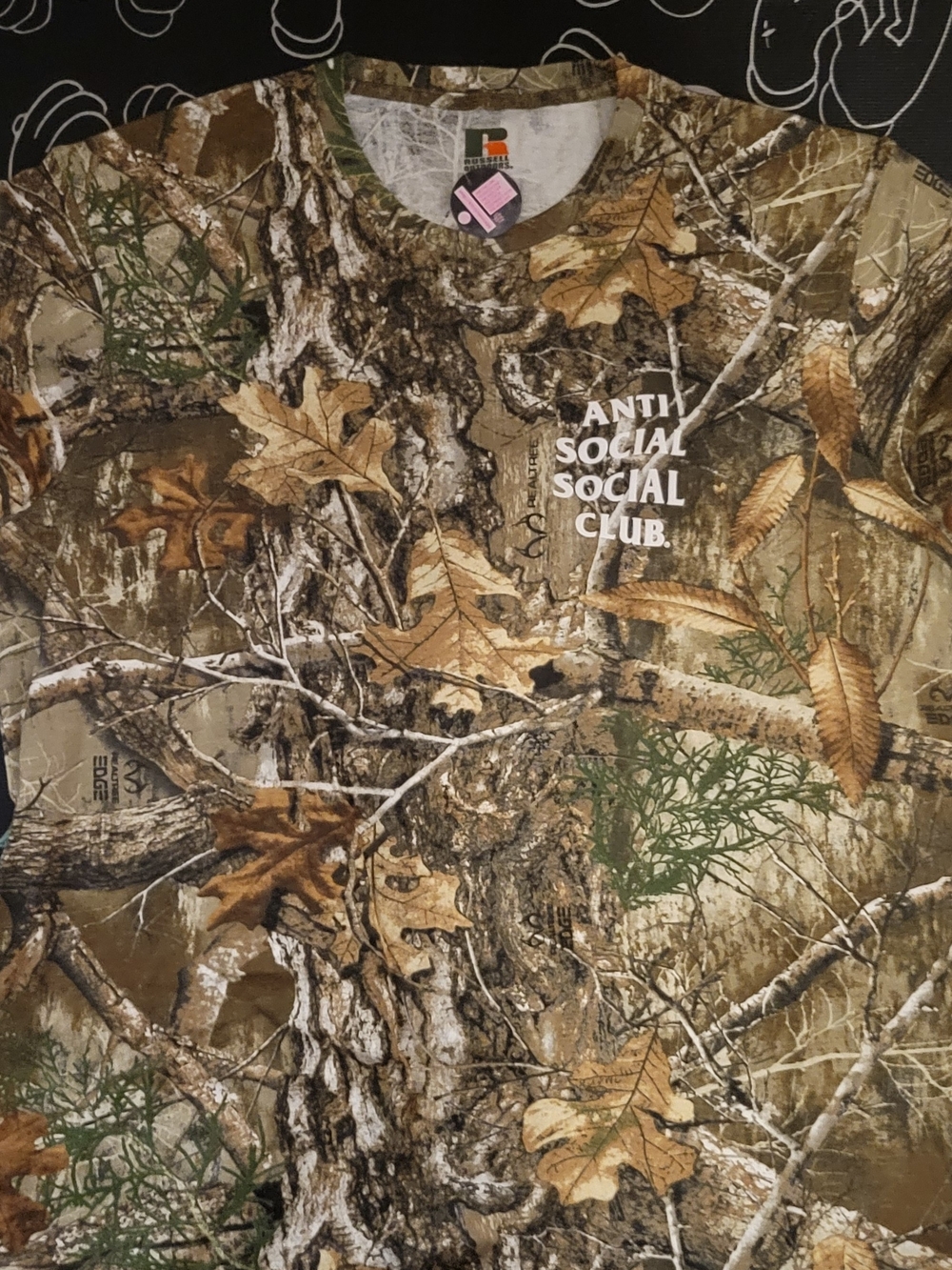 Anti Social Social Club Camo Short Sleeve Tee - Brown Green